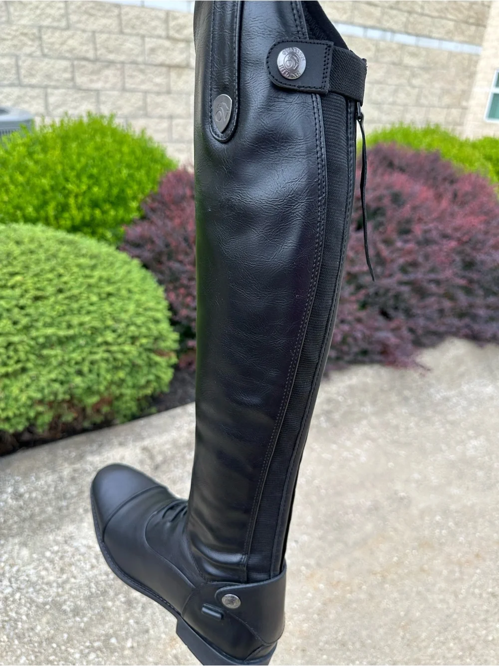 Ovation Black Women's Tall Riding Boots 8